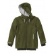 Disana gekookte wollen outdoor  jas met boorden olive