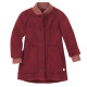 Disana boiled woolen coat cassis