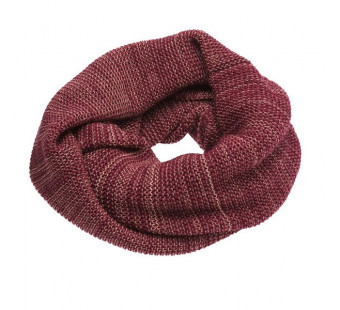 Disana woolen loop scarf cassis rose