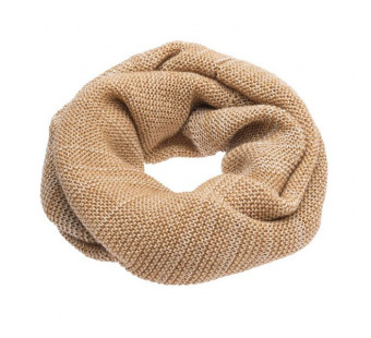 Disana woolen loop scarf caramel nature