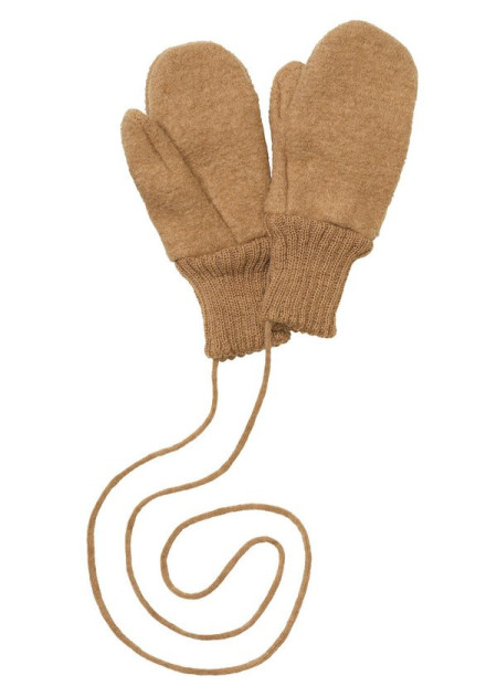 Disana boiled woolen gloves cassis