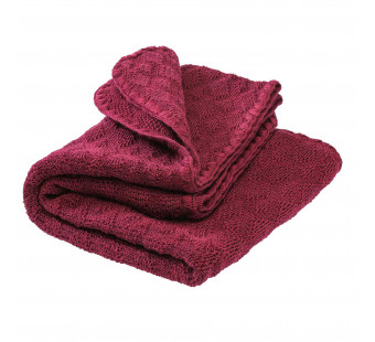 Disana woolen blanket cassis