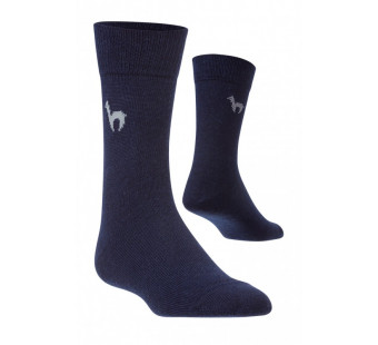 Apu Kuntur business sokken alpaca wol blauw