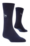 Apu Kuntur business sokken alpaca wol blauw