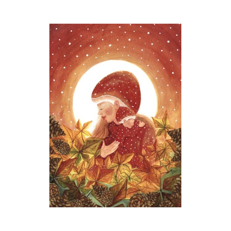 Postal card Fall in Love - Bijdehansje