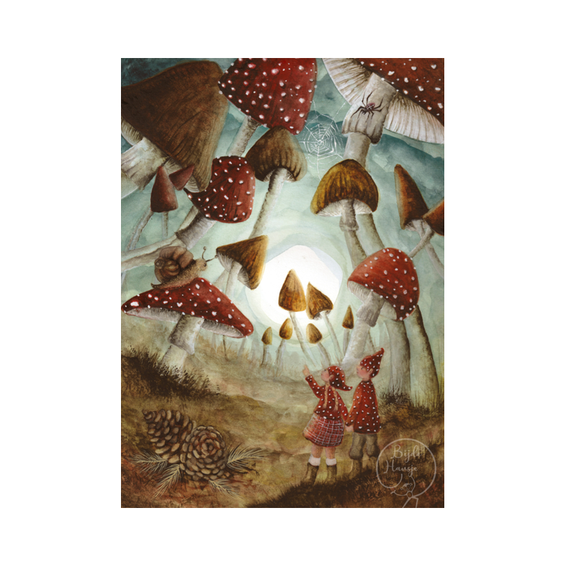 Postal card Day Dream - Bijdehansje