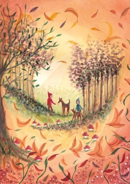 Postal card Day Dream - Bijdehansje