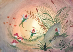 Postkaart Day Dream - Bijdehansje