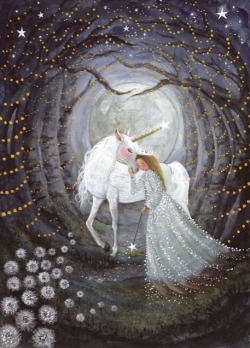 Postkaart Stardust Unicorn - Bijdehansje