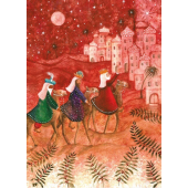 Postkaart Three Kings - Bijdehansje