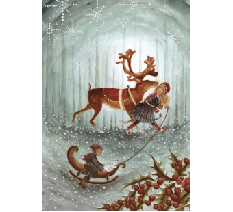 Postal card Children of the North - Bijdehansje Postal card Children of the North - Bijdehansje