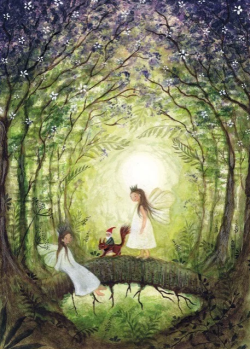 Postkaart Day Dream - Bijdehansje