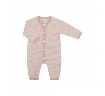 Puri organics jumpsuit misty rose /natural 80% cotton and 20% silk