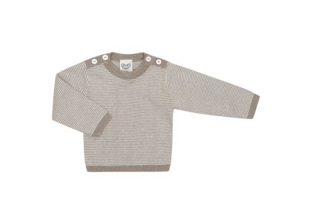 Puri organics longsleeve misty rose/naturel 80% katoen 20% zijde