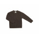 Puri organics sweater chocolade 80% cotton 20% wool