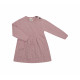 Puri organics dress mauve 80% cotton 20% wool