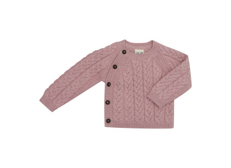 Puri organics cardigan surf green 80% cotton 20% wool