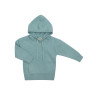 Puri organics hoody surf green  80% cotton 20% wool