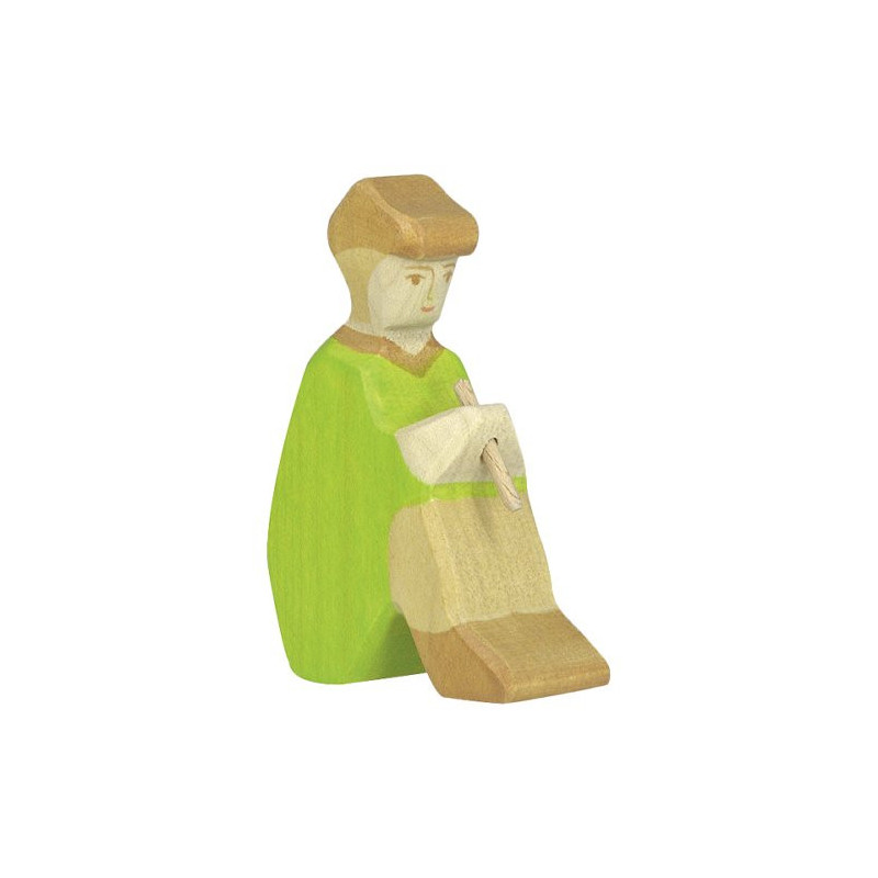 Holztiger Herder met fluit (80317)