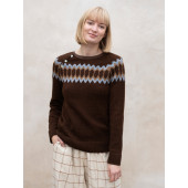 Serendipity ladies sweater made of baby alpaca *Chocolade brown*