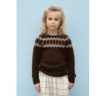 Serendipity alpaca sweater *chocolade*