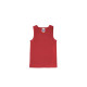 Cosilana mouwloos hemd 70% wol 30% zijde rood (71230)