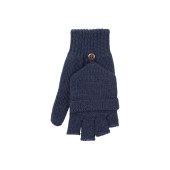 Pure pure woolen gloves/mittens navy