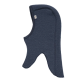 Muesli wool fleece balaclava night blue