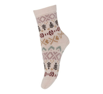 MP Denmark socks winter print rose dust  (79240)