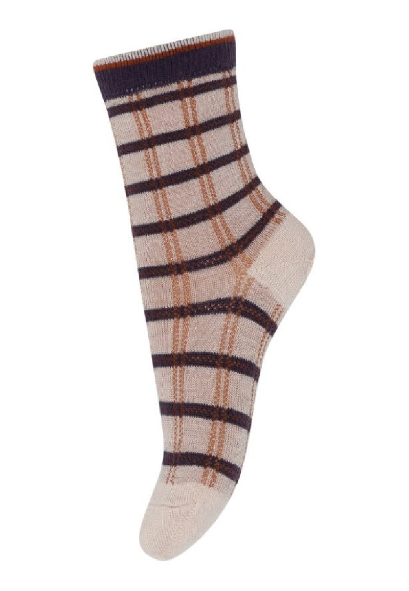 MP Denmark rib socks  hot chocolade blocked
