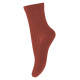 MP Denmark rib socks dark rustic clay (4194)