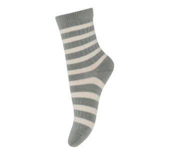 MP Denmark rib socks striped  lilly pad (115)