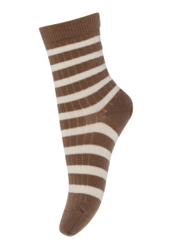 MP Denmark rib socks striped black (08)