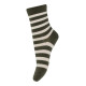 MP Denmark rib socks striped ivy green (3004)