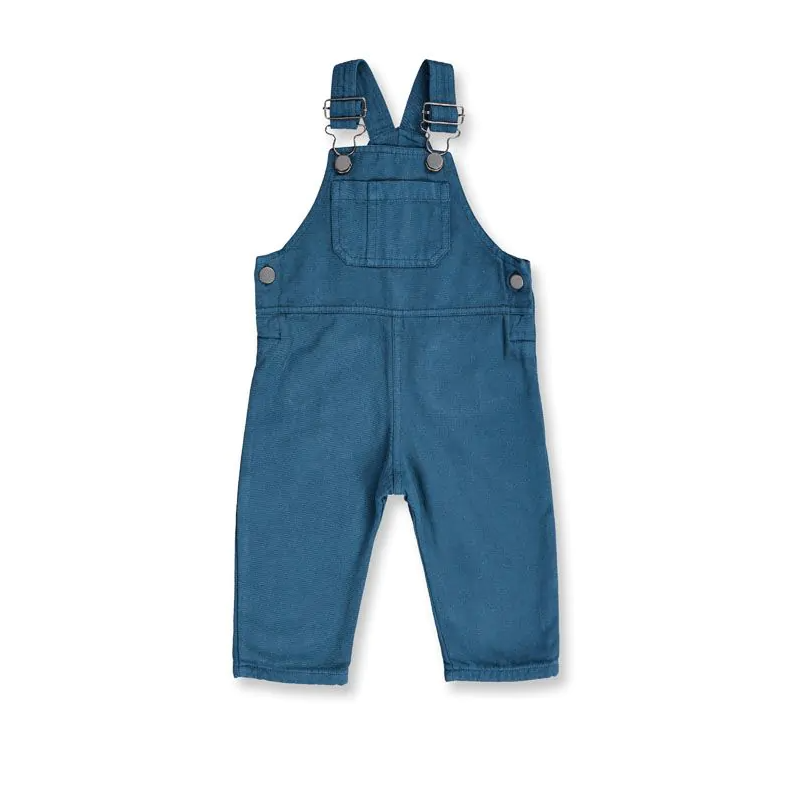 Sense Organics sweat dungarees dark teal