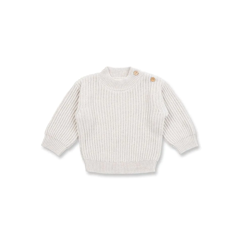 Sense Organics knitted sweater oatmeal