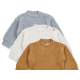 Sense Organics katoenen gebreide babytrui lichtgrijs