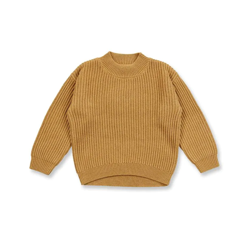 Sense Organics knitted sweater camel