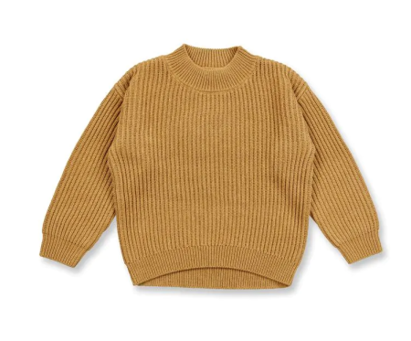 Sense Organics knitted sweater camel
