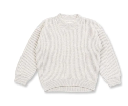 Sense Organics knitted sweater oatmeal