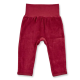 Sense Organics katoenen velourse baby broek tibetaans rood