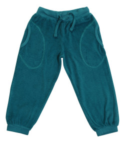 Duns Sweden terry long pants dusty turquoise
