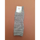 Hirsch natur woolen leg warmers grey
