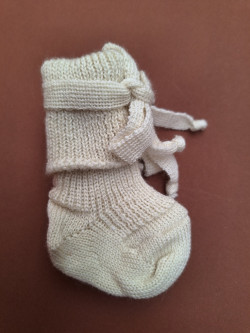 Hirsch Natur striksokjes naturel