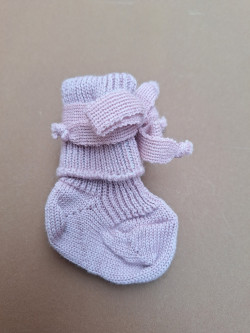 Hirsch Natur woolen newborn socks