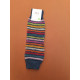 Hirsch natur woolen leg warmers rainbow blue