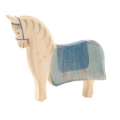 Ostheimer paard met blauw zadel (41914)