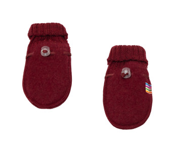 Joha woolfleece mittens bordeaux (97978)