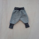 Lilano wolplush broek met boord grijs gestreept (250021)