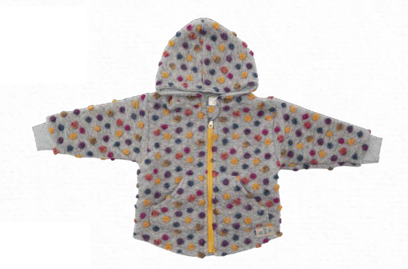 Lilano boiled woolen jacket with dots